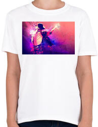 printfashion Michael-Jackson-Wallpaper-HD - Gyerek póló - Fehér (17547156)