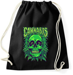 printfashion Cannabis - Sportzsák, Tornazsák - Fekete (17539335)