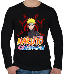 printfashion naruto shippuden - Férfi hosszú ujjú póló - Fekete (17568685)