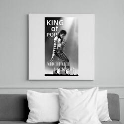 printfashion michael jackson king - Vászonkép - Fehér (17548398)
