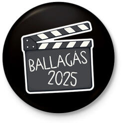 printfashion Ballagás 2025 - Kitűző, hűtőmágnes - Fekete (17533495)
