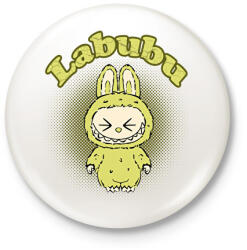 printfashion labubu - Kitűző, hűtőmágnes - Fehér (17575379)