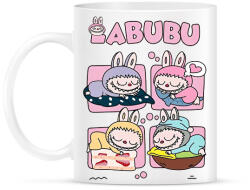 printfashion Alvó Labubu - Bögre - Fehér (17581951)