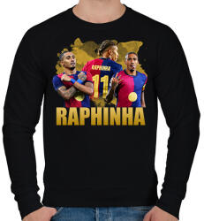printfashion raphinha - Férfi pulóver - Fekete (17552042)
