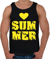 printfashion Love summer - Férfi atléta - Fekete (17564159)