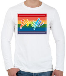 printfashion pride for - Férfi hosszú ujjú póló - Fehér (17566884)