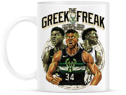 printfashion Giannis Antetokounmpo - Bögre - Fehér (17542476)