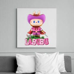 printfashion Lovag Labubu - Vászonkép - Fehér (17579876)