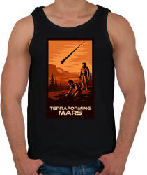 printfashion A Mars terraformálása - Férfi atléta - Fekete (17574059)