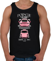printfashion PORSCHE 911 TURBO S - Férfi atléta - Fekete (17585307)