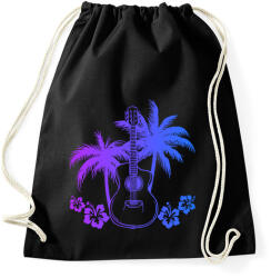 printfashion Gitáros - Sportzsák, Tornazsák - Fekete (17574633)