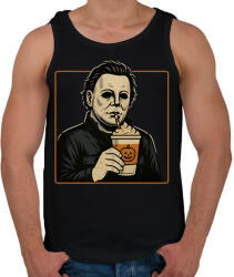 printfashion Pumpkin spice season - Férfi atléta - Fekete (17533515)