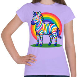 printfashion Zebra - Női póló - Viola (17532675)
