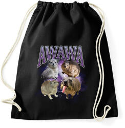 printfashion awawa - Sportzsák, Tornazsák - Fekete (17531839)