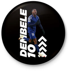 printfashion Dembele - Kitűző, hűtőmágnes - Fekete (17553339)