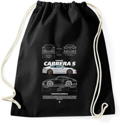 printfashion Porsche Carrera S - Sportzsák, Tornazsák - Fekete (17584331)