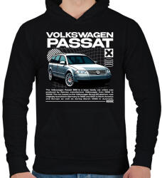 printfashion Passat oversize - Férfi kapucnis pulóver - Fekete (17556550)