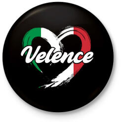 printfashion Velence - Kitűző, hűtőmágnes - Fekete (17559621)