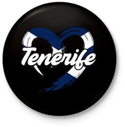 printfashion tenerife - Kitűző, hűtőmágnes - Fekete (17562320)