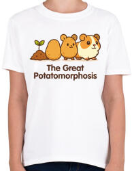 printfashion The Great Potatomorphosis - Gyerek póló - Fehér (17575504)