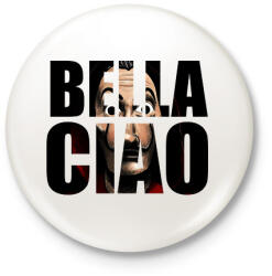 printfashion Bella Ciao - Kitűző, hűtőmágnes - Fehér (17555588)