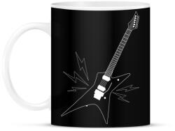 printfashion Gitár - Bögre - Fekete (17571318)