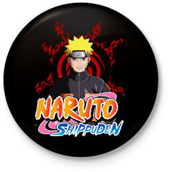 printfashion naruto shippuden - Kitűző, hűtőmágnes - Fekete (17569089)