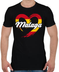 printfashion malaga - Férfi póló - Fekete (17560572)