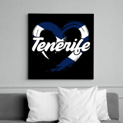 printfashion tenerife - Vászonkép - Fekete (17562340)