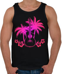 printfashion Gitáros - Férfi atléta - Fekete (17573609)