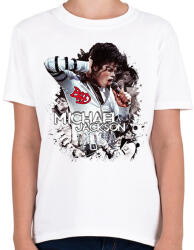 printfashion Michael Jackson Bad - Gyerek póló - Fehér (17547606)