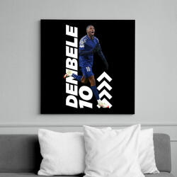 printfashion Dembele - Vászonkép - Fekete (17553349)