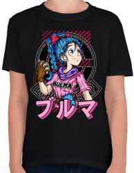 printfashion Bulma - Gyerek póló - Fekete (17538256)