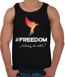 printfashion #freedoom - Férfi atléta - Fekete (17572259)