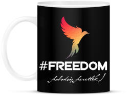 printfashion #freedoom - Bögre - Fekete (17572668)