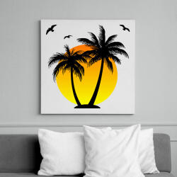 printfashion Nyári hangulat - Vászonkép - Fehér (17534404)