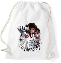 printfashion Michael Jackson Bad - Sportzsák, Tornazsák - Fehér (17547632)
