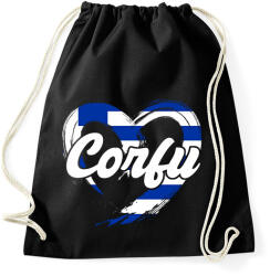 printfashion Corfu - Sportzsák, Tornazsák - Fekete (17561709)