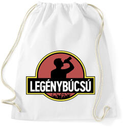 printfashion Jurassic Park legénybúcsú - Sportzsák, Tornazsák - Fehér (17534538)