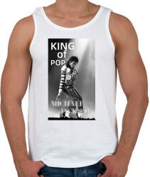 printfashion michael jackson king - Férfi atléta - Fehér (17547958)