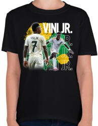 printfashion vinicius jr - Gyerek póló - Fekete (17544007)