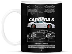 printfashion Porsche Carrera S - Bögre - Fekete (17585186)