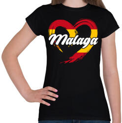 printfashion malaga - Női póló - Fekete (17560674)