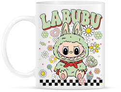 printfashion Zöld Labubu - Bögre - Fehér (17583792)