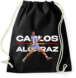 printfashion carlos alcaraz - Sportzsák, Tornazsák - Fekete (17554383)