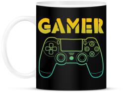 printfashion GAMER - Bögre - Fekete (17551518)