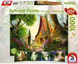 Schmidt Spiele Puzzle játék 1000 darabos House in the glade (59909)