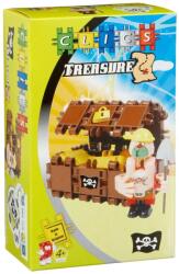 Clics Toys Királyi trón figurával építőjáték készlet CC028