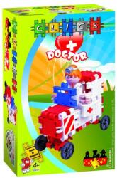 Clics Toys Mentőautó orvossal építőjáték készlet CC014 (CC014)