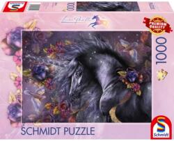 Schmidt Spiele Puzzle játék 1000 darabos Laurie Prindle Kék rózsa (58512)